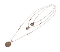 Collana 10 Buoni Propositi Donna in Acciaio N-9803RO/CH - N-9803RO/CH